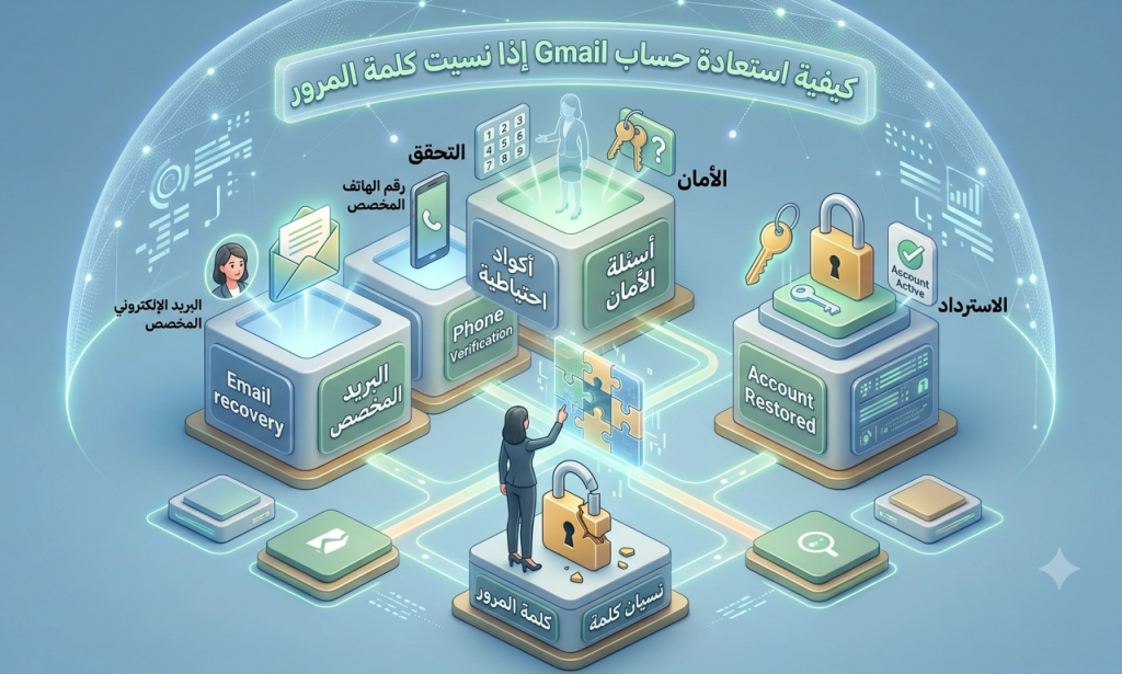 كيفية استعادة حساب Gmail إذا نسيت كلمة المرور: دليل خطوة بخطوة