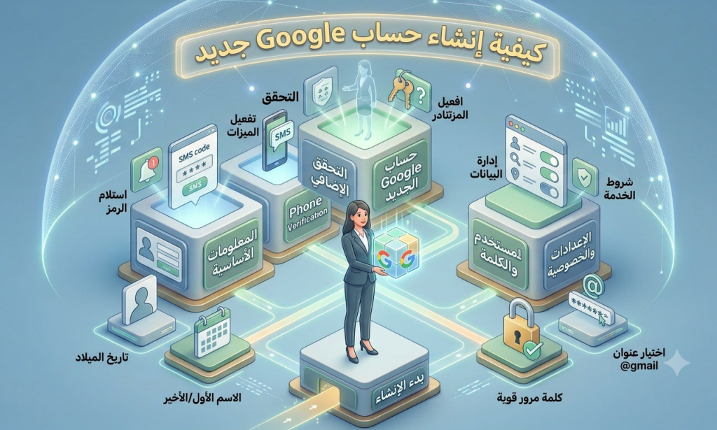 كيفية إنشاء حساب Google جديد: دليل خطوة بخطوة