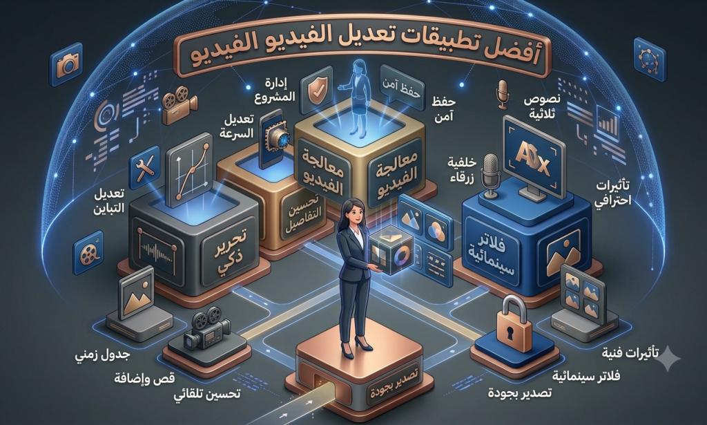 أفضل تطبيقات تعديل الفيديو للهواتف الذكية في 2026: دليل شامل للمبتدئين والمحترفين