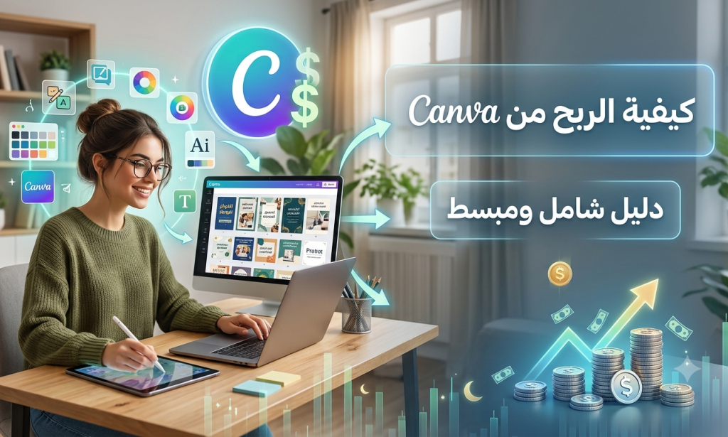 كيفية الربح من Canva: دليل شامل بأحدث الطرق لعام 2026