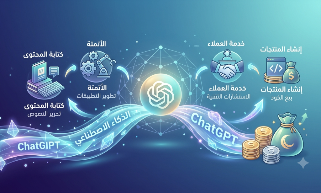 كيفية الربح من ChatGPT: دليل شامل بأحدث الطرق لعام 2026
