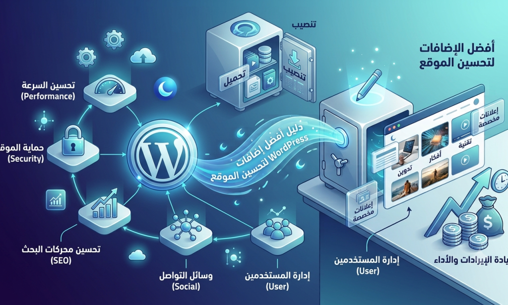 أفضل إضافات WordPress في 2026: دليل شامل للمبتدئين والمحترفين