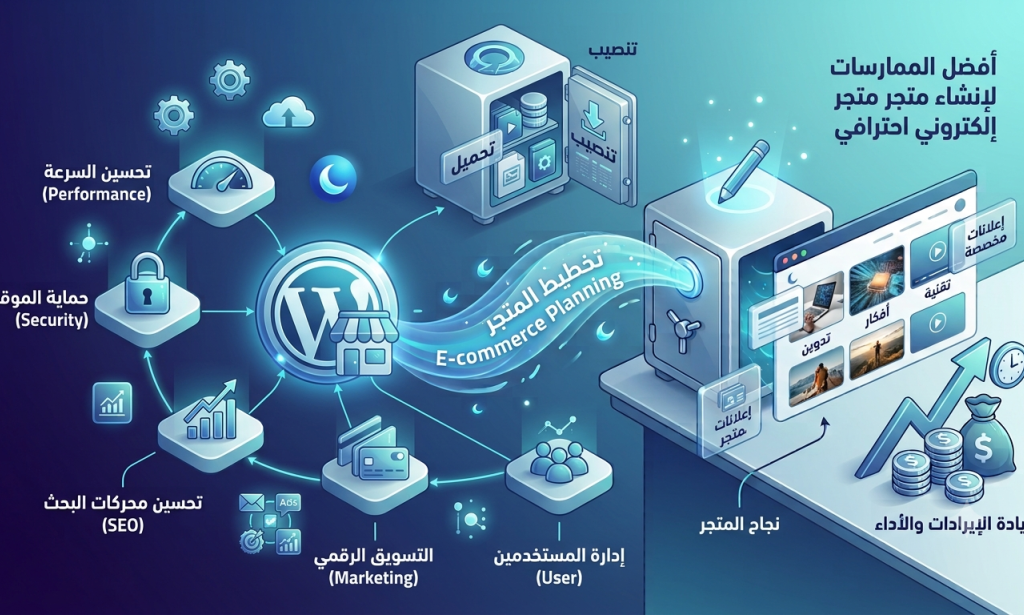 كيفية إنشاء متجر إلكتروني: دليل شامل خطوة بخطوة 2026