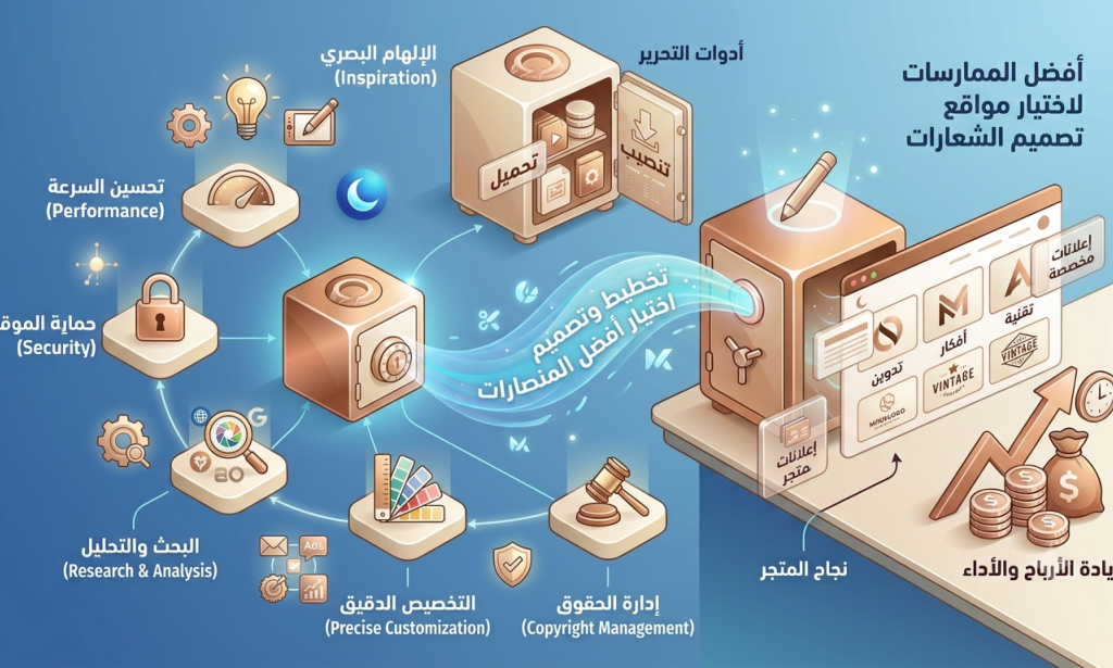 أفضل مواقع تصميم الشعارات: دليل شامل 2026