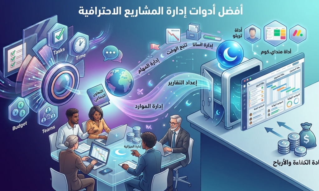 أفضل أدوات إدارة المشاريع: دليل شامل 2026 للمقارنة والاختيار
