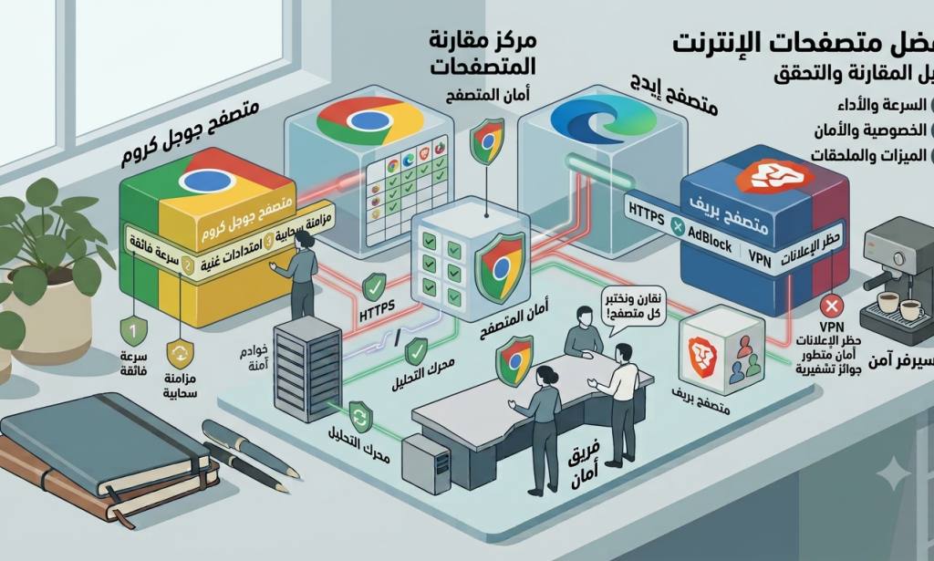 أفضل متصفحات الإنترنت في 2026: دليل شامل للمقارنة والاختيار