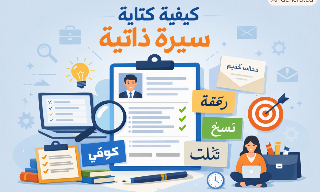 كيفية كتابة سيرة ذاتية احترافية: دليل شامل خطوة بخطوة