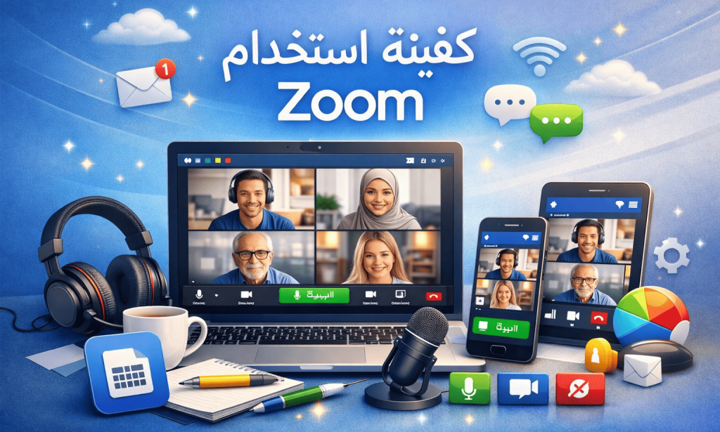 كيفية استخدام Zoom: دليل شامل لعقد اجتماعات افتراضية احترافية